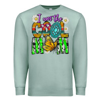 Seafoam I'm The Cool Mom Premium Sweatshirt - CowhideDigitalArt