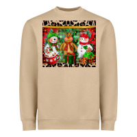Christmas Snowman Polar Bear Reindeer Heavyweight Sweatshirt | Teevron
