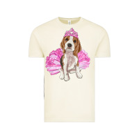 Vintage Arctic Balerina beagle with tutu Vintage Tee - RanaPortraitStore