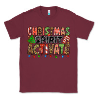 Burgundy christmas spirit activate Classic Tee - Jasminsmagicworld