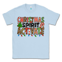 Dusty Blue christmas spirit activate Classic Tee - Jasminsmagicworld