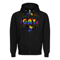Black sounds gay im in Zipper Hoodie - FaDigitalArtStudio