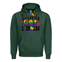 Sports Green sounds gay im in Zipper Hoodie - FaDigitalArtStudio