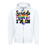 White sounds gay im in Zipper Hoodie - FaDigitalArtStudio