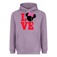 Lavender Minnie Mouse Heavyweight Hoodie - CowhideDigitalArt