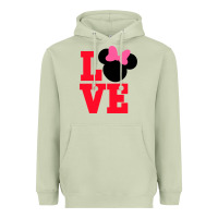 Matcha Minnie Mouse Heavyweight Hoodie - CowhideDigitalArt