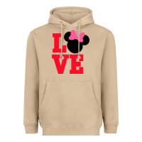 Mushroom Minnie Mouse Heavyweight Hoodie - CowhideDigitalArt