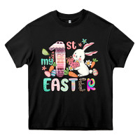 Black my first easter Heavy Core Tee - MaliasSmallBusiness