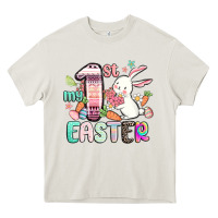 Cream my first easter Heavy Core Tee - MaliasSmallBusiness