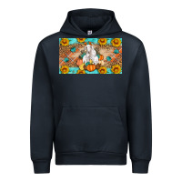 Navy Goat Family Fall Pumpkins Urban Hoodie - Artiststas