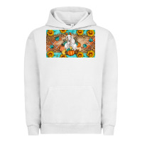 Pigment Lunar Rock Goat Family Fall Pumpkins Urban Hoodie - Artiststas