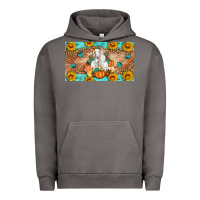Pigment Tornado Goat Family Fall Pumpkins Urban Hoodie - Artiststas