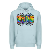 Blue Mist Love pride Premium Hoodie - FaDigitalArtStudio