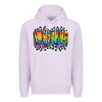 Lilac Love pride Premium Hoodie - FaDigitalArtStudio