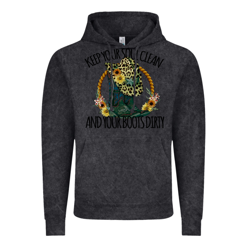 Keep Your Soul Clean And Your Boots Dırty Cowgirl Boots Vintage Hoodie by Bettercallsaul | Teevron