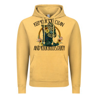 Vintage Mustard Keep Your Soul Clean And Your Boots Dırty Cowgirl Boots Vintage Hoodie - Bettercallsaul