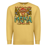 Antique Gold God Gifted Me Two Titles And Mama i Rock Them Both Premium Sweatshirt - CowhideDigitalArt