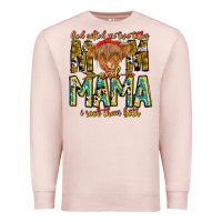 Pale Pink God Gifted Me Two Titles And Mama i Rock Them Both Premium Sweatshirt - CowhideDigitalArt