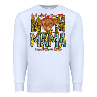 White God Gifted Me Two Titles And Mama i Rock Them Both Premium Sweatshirt - CowhideDigitalArt