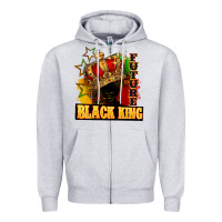 Future Black King Zipper Hoodie | Teevron
