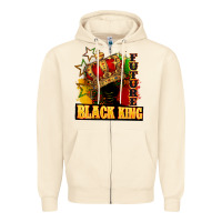 Sandshell Future black king Zipper Hoodie - FaDigitalArtStudio
