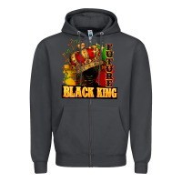 Smoke Future black king Zipper Hoodie - FaDigitalArtStudio