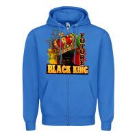 True Royal Future black king Zipper Hoodie - FaDigitalArtStudio