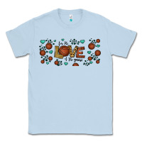 Dusty Blue for the love of the game basketball Classic Tee - Jasminsmagicworld
