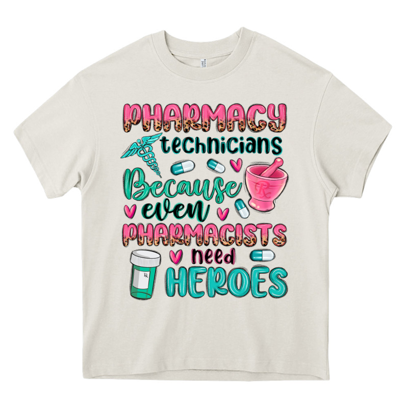 Pharmacy Technicians Heavy Core Tee by MaliasSmallBusiness | Teevron