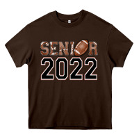 Chocolate Brown senior football Heavy Core Tee - AdoDesignShop