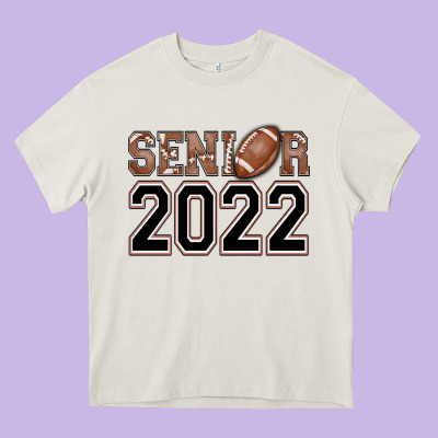 Senior Football Heavy Core Tee Designed By Adodesignshop