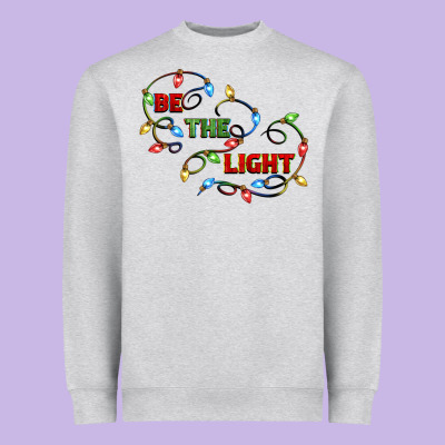 Be The Light Heavyweight Sweatshirt Designed By Cowgirlartshop