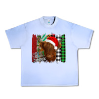 Grape Ice Merry Christmas Cow Urban Heavy Tee - Bettercallsaul
