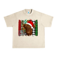 Sandshell Merry Christmas Cow Urban Heavy Tee - Bettercallsaul
