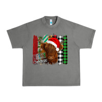 Merry Christmas Cow Urban Heavy Tee | Teevron