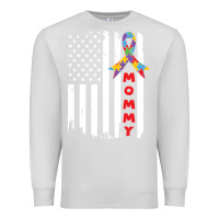 Dove Grey lil autism mom Premium Sweatshirt - CowhideDigitalArt