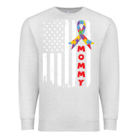 Oatmeal Heather lil autism mom Premium Sweatshirt - CowhideDigitalArt