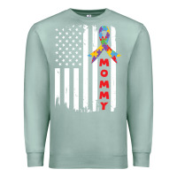 Seafoam lil autism mom Premium Sweatshirt - CowhideDigitalArt
