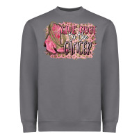 Storm give boot to the cancer Heavyweight Sweatshirt - CowGirlArtShop
