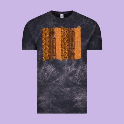 Western Wood Glitter Vintage Pattern Vintage Tee Designed By Bettercallsaul