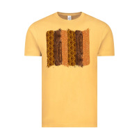 Vintage Mustard Western Wood Glitter Vintage Pattern Vintage Tee - Bettercallsaul