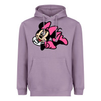 Lavender Minnie Mouse Heavyweight Hoodie - CowhideDigitalArt