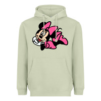 Matcha Minnie Mouse Heavyweight Hoodie - CowhideDigitalArt