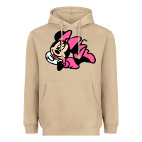 Mushroom Minnie Mouse Heavyweight Hoodie - CowhideDigitalArt