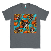Charcoal Heather autumn pumpkins holstein cow Classic Tee - Jasminsmagicworld