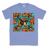 Colony Blue autumn pumpkins holstein cow Classic Tee - Jasminsmagicworld