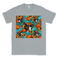 Heather Grey autumn pumpkins holstein cow Classic Tee - Jasminsmagicworld