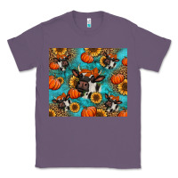 Lavender autumn pumpkins holstein cow Classic Tee - Jasminsmagicworld