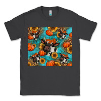 Smoke autumn pumpkins holstein cow Classic Tee - Jasminsmagicworld