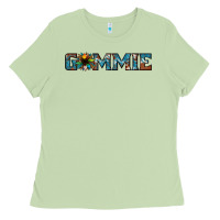 Matcha gammie sunflower cowhide Ladies Tee - Jasminsmagicworld